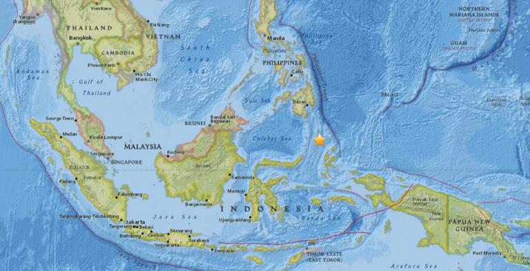 December 22, 2017 Earthquake Information of 207km NNW of Tobelo, Indonesia