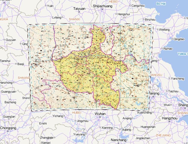 The Historical Map of Henan in the Ming Dynasty