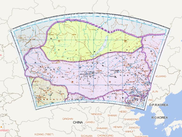 The Historical Map of Shangjing Road in Liao Dynasty