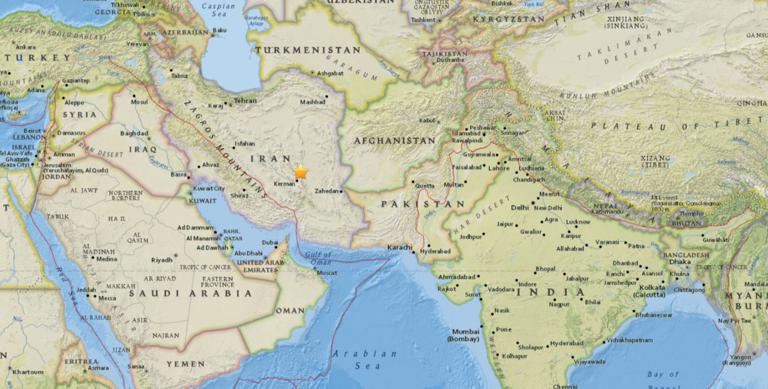 January 3, 2018 Earthquake Information of 60km ESE of Ravar, Iran