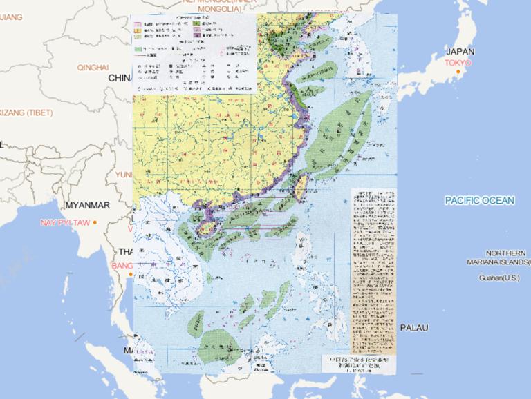 China 's coastal zone water chemistry types and coastal mineral resources online map