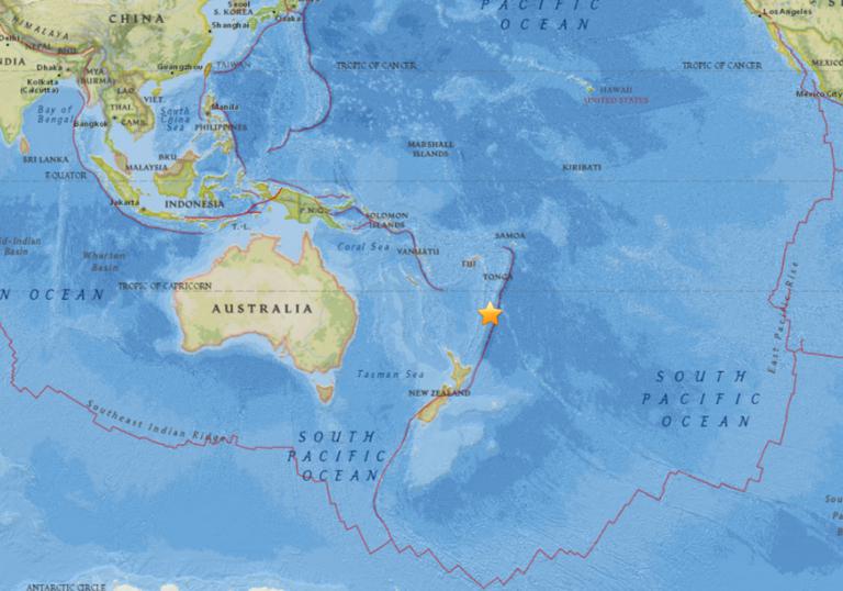 September 9 , 2017 Earthquake Information of Raoul Island, New Zealand