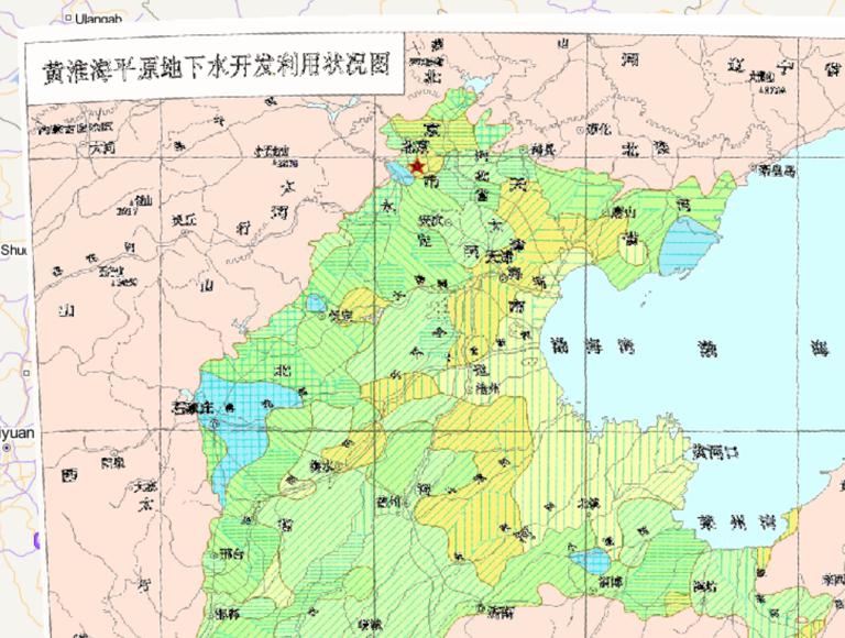 The status of map development in Huanghuaihai Plain Groundwater Chinese