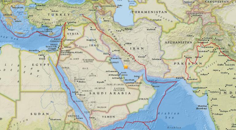 December 5, 2017 Earthquake Information of 122km SSW of Firuzabad, Iran