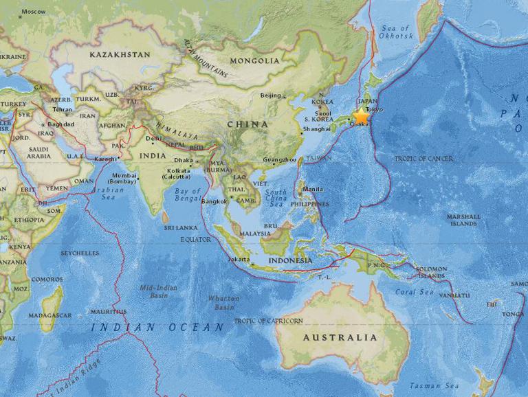 May 15, 2018 Earthquake Information of 9km SSE of Otsuki, Japan