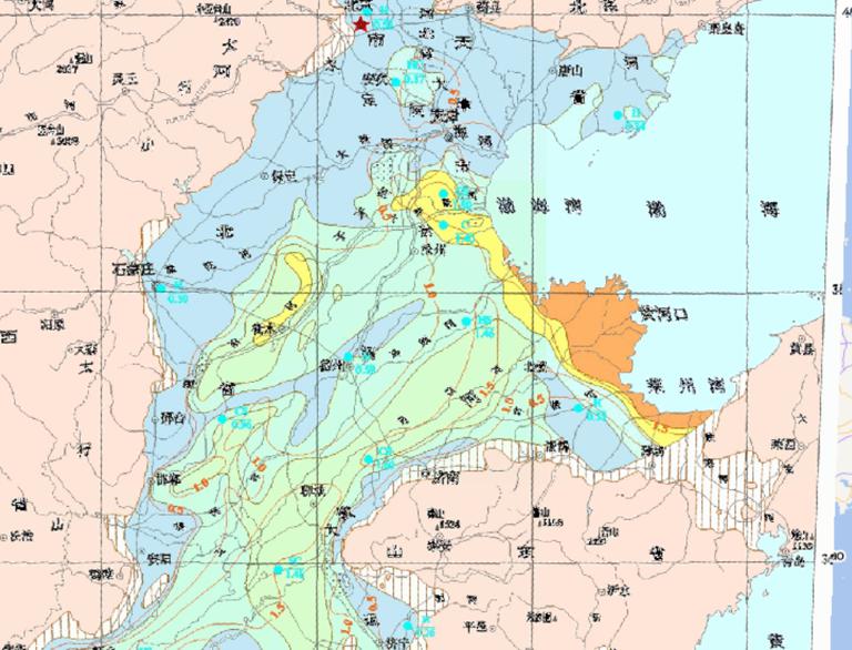 Deep water chemistry map of Huang Huai Hai Plain