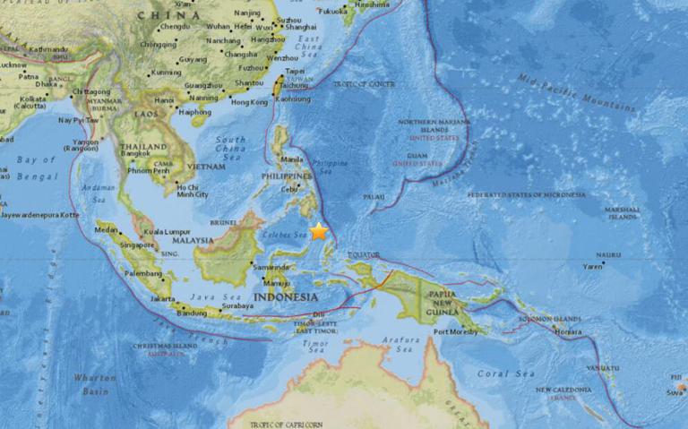 December 25, 2017 Earthquake Information of 202km SE of Sarangani, Philippines