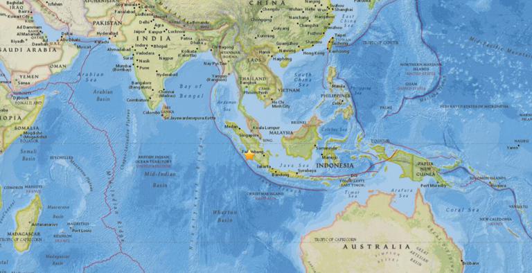 December 29, 2017 Earthquake Information of 91km SSW of Sungaipenuh, Indonesia