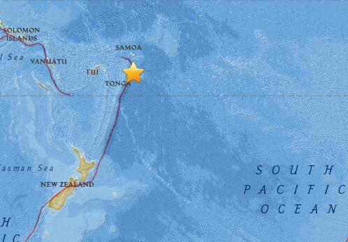 June 5, 2018 Earthquake Information of 224km ENE of Neiafu, Tonga