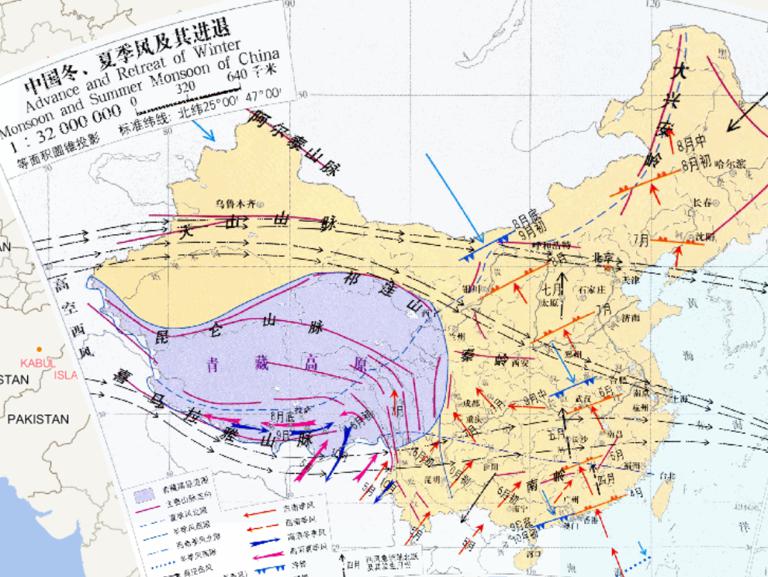 Advanced and Retreat of Winter Monsoon and Summer Monsoon of China