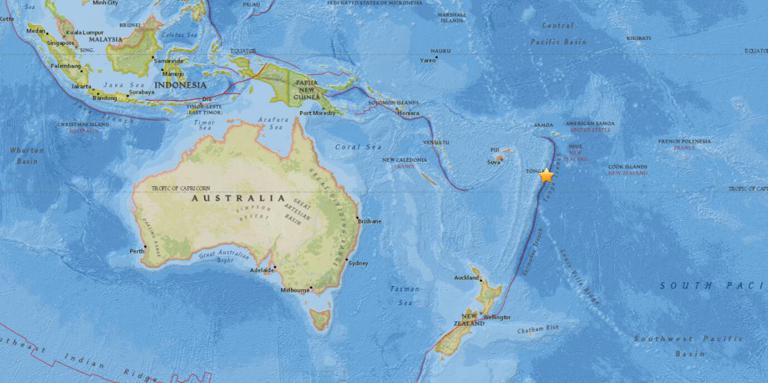 November 30, 2017 Earthquake Information of 116km SSE of Pangai, Tonga