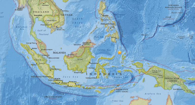 January 8, 2018 Earthquake Information of  177km NW of Tobelo, Indonesia