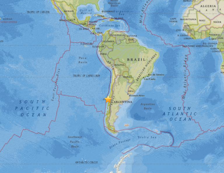 September 21, 2017 Earthquake Information of Canete, Chile