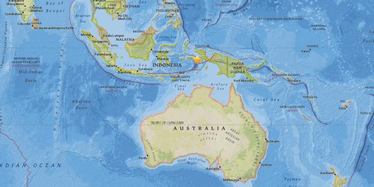 April 17, 2018 Earthquake Information of 273km E of Amahai, Indonesia