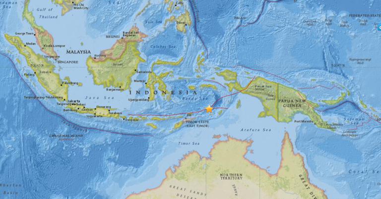 January 17, 2018 Earthquake Information of 233km WNW of Saumlaki, Indonesia