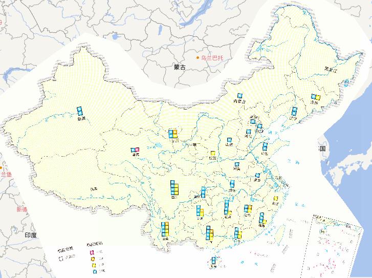 Rescue emergency response online map for major natural disaster in 2010