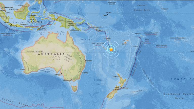 October 31, 2017 Earthquake Information of Tadine, New Caledonia