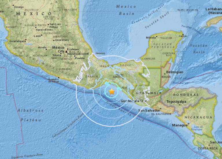 September 9 , 2017 Earthquake Information of Paredon, Mexico