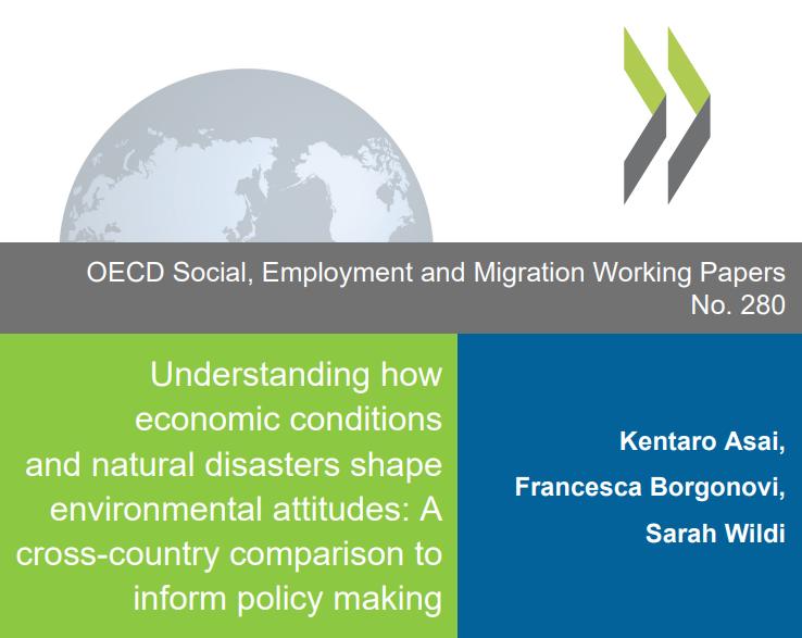 Understanding how economic conditions and natural disasters shape environmental attitudes