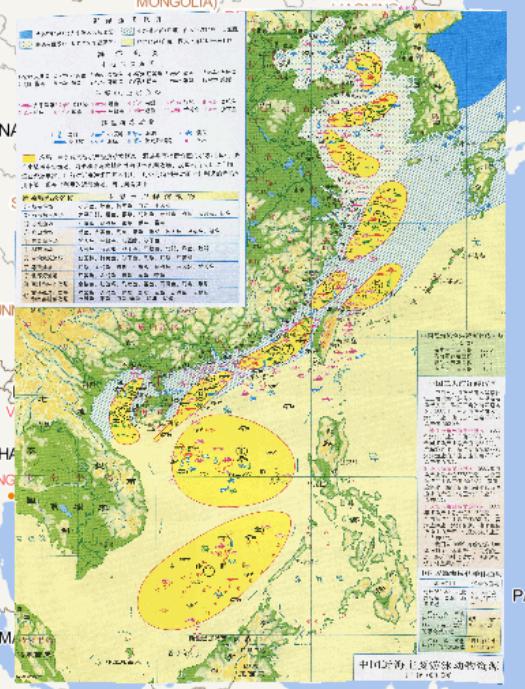 Online Maps of Main Swimming Animal Resources in Offshore China