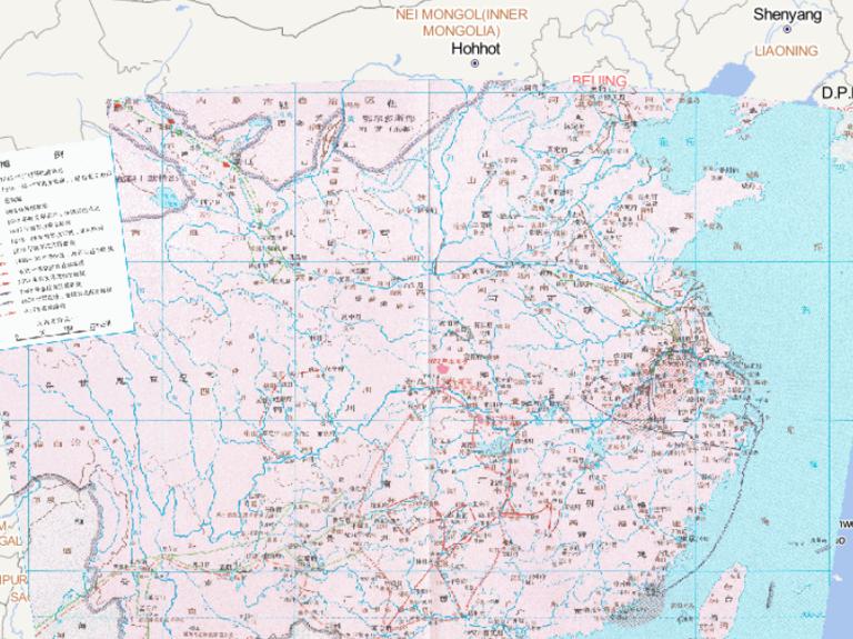 Online historical map of China's struggle against the Qing Dynasty in the late Ming Dynasty (April 1645-August 1661)