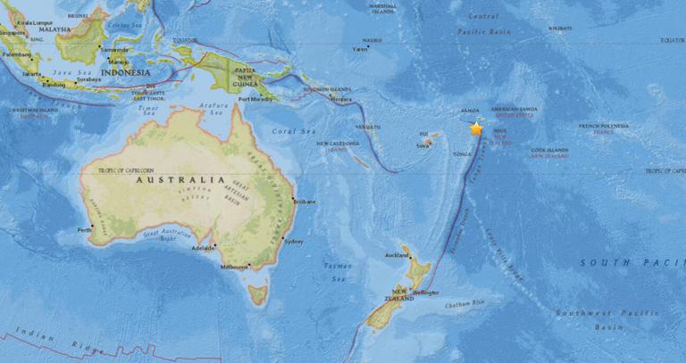 November 6, 2017 Earthquake Information of Hihifo, Tonga