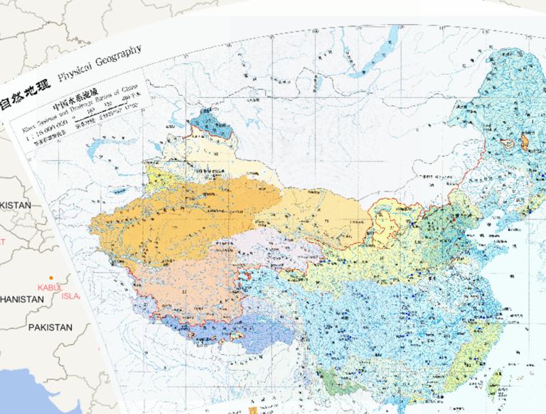 Online map of China River Basin