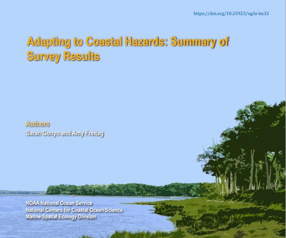 Adapting to Coastal Hazards: Summary of Survey Results