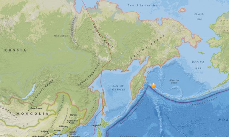 October 3, 2017 Earthquake Information of Nikol'skoye, Russia