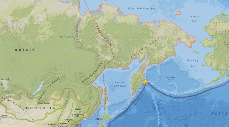 October 26, 2017 Earthquake Information of Ust'-Kamchatsk Staryy, Russia