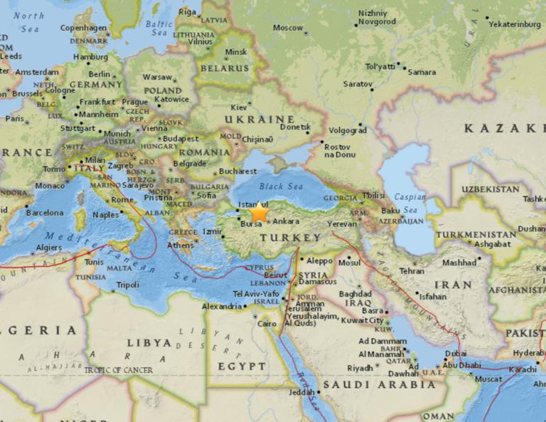 April 7, 2018 Earthquake Information of 14km N of Bolu, Turkey