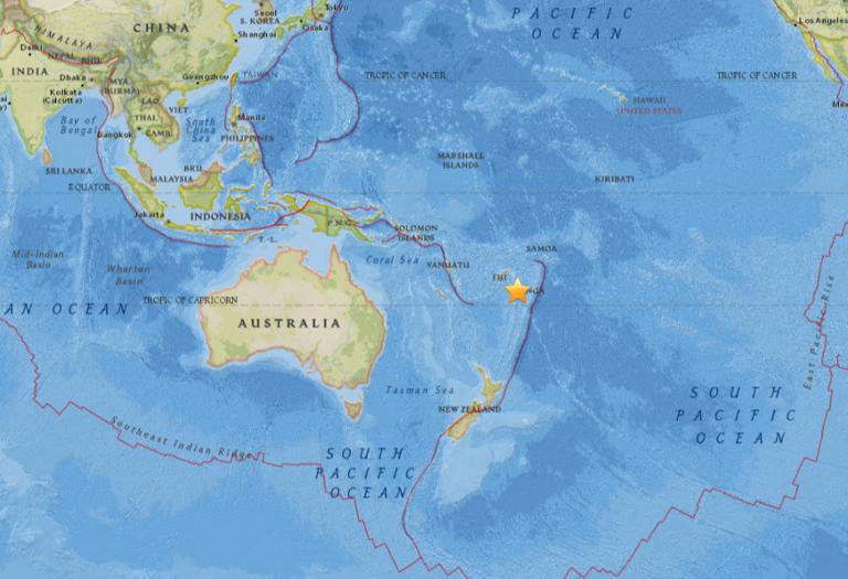 September 3, 2017 Earthquake Information of Ndoi Island, Fiji