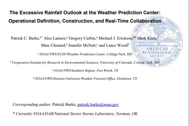 The Excessive Rainfall Outlook at the Weather Prediction Center: Operational Definition, Construction, and Real-Time Collaboration