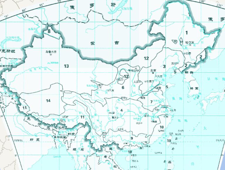 River Water System (1: 35 million) Online Map of the People 's Republic of China