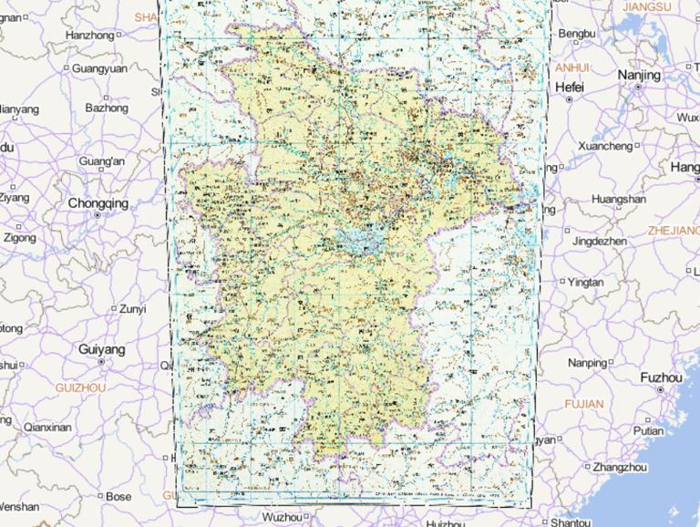 The Historical Map of Huguang in Ming Dynasty