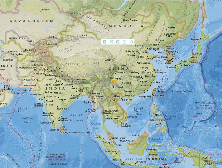 May 8, 2018 Earthquake Information of 1km WNW of Xiluodu, China