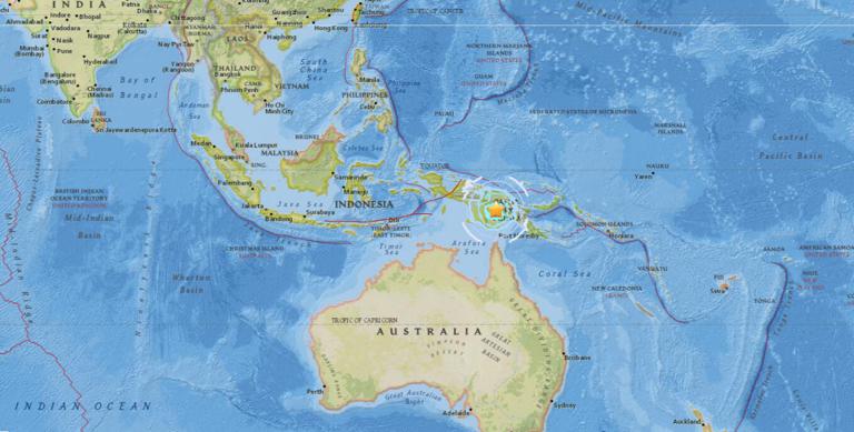 February 28, 2018 Earthquake Information of 111km SW of Porgera, Papua New Guinea