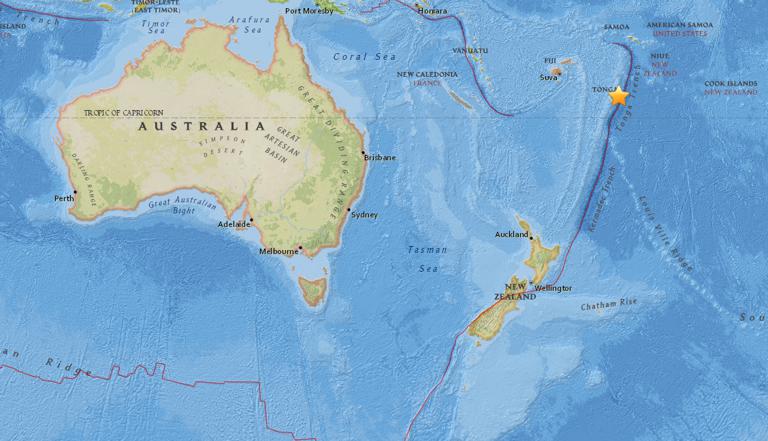 May 7, 2018 Earthquake Information of 110km SSE of Pangai, Tonga