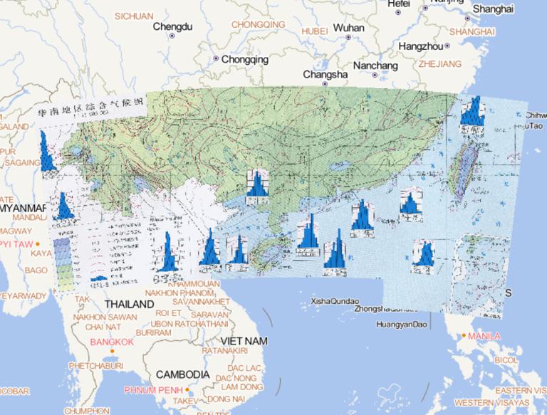 Comprehensive Climate Online Map of South China