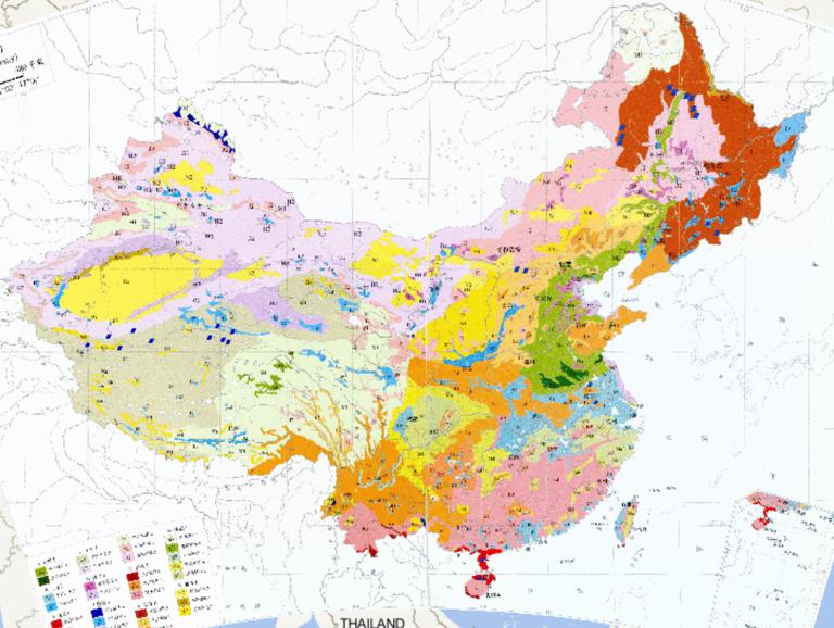 China Soil Types (Systematic Classification) Online Map