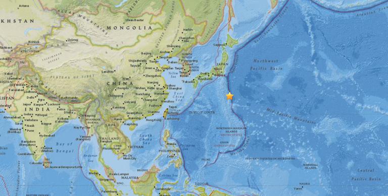 January 6, 2018 Earthquake Information of 207km N of Chichi-shima, Japan