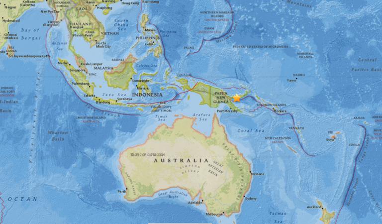 October 25, 2017 Earthquake Information of Kandrian, Papua New Guinea