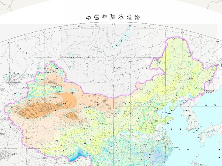 Annual precipitation in China