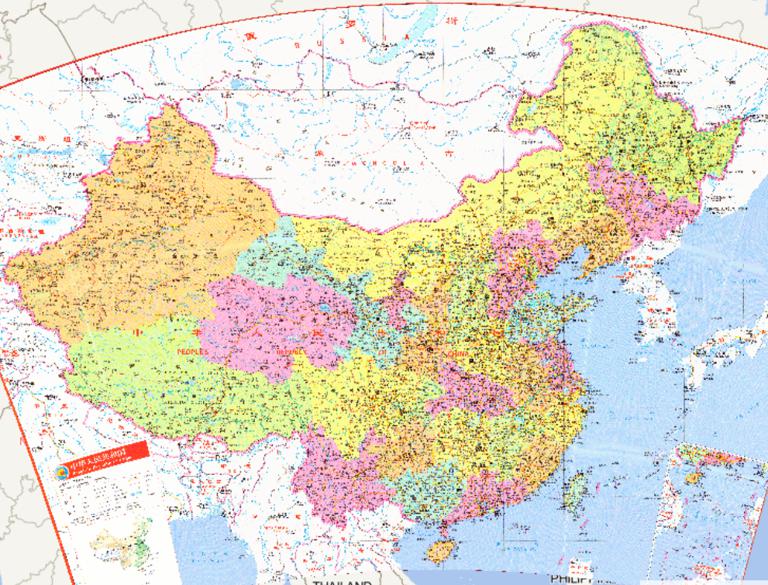 People's Republic of China online map