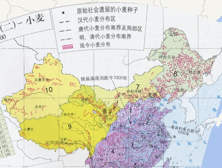 Online Map of Grain Crop Resources (Wheat) in China