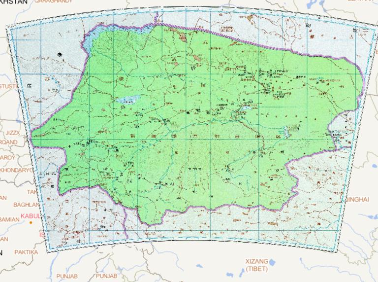 The Historical Map of the Capital of the Western Region in the Western Han Dynasty