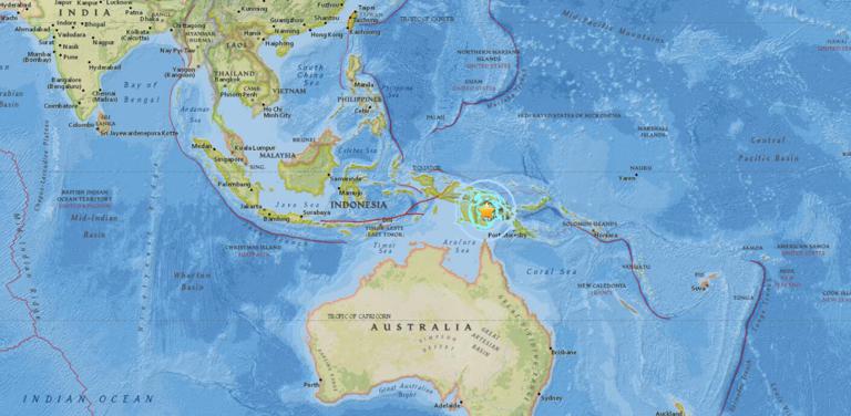 March 6, 2018 Earthquake Information of 112km SW of Porgera, Papua New Guinea