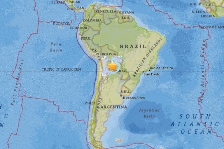 April 2, 2018 Earthquake Information of 12km NNE of Carandayti, Bolivia