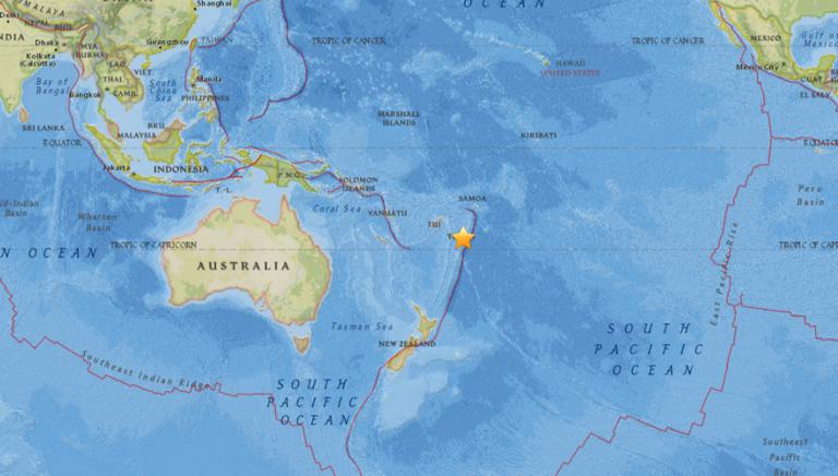 October 27, 2017 Earthquake Information of Nuku`alofa, Tonga