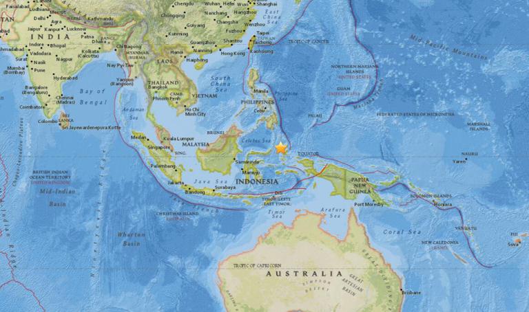 November 9, 2017 Earthquake Information 103km W of Tobelo, Indonesia